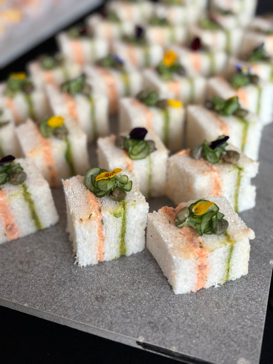 A multi layered sandwich for afternoon tea