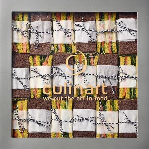 Culinary sandwich gift set with Cullinart branding on a gray background