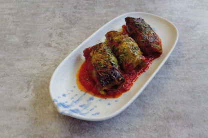 German Pork Cabbage Rolls w/ Tomato Sauce