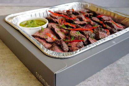 Grilled Hanger Steak w/ Chimichurri
