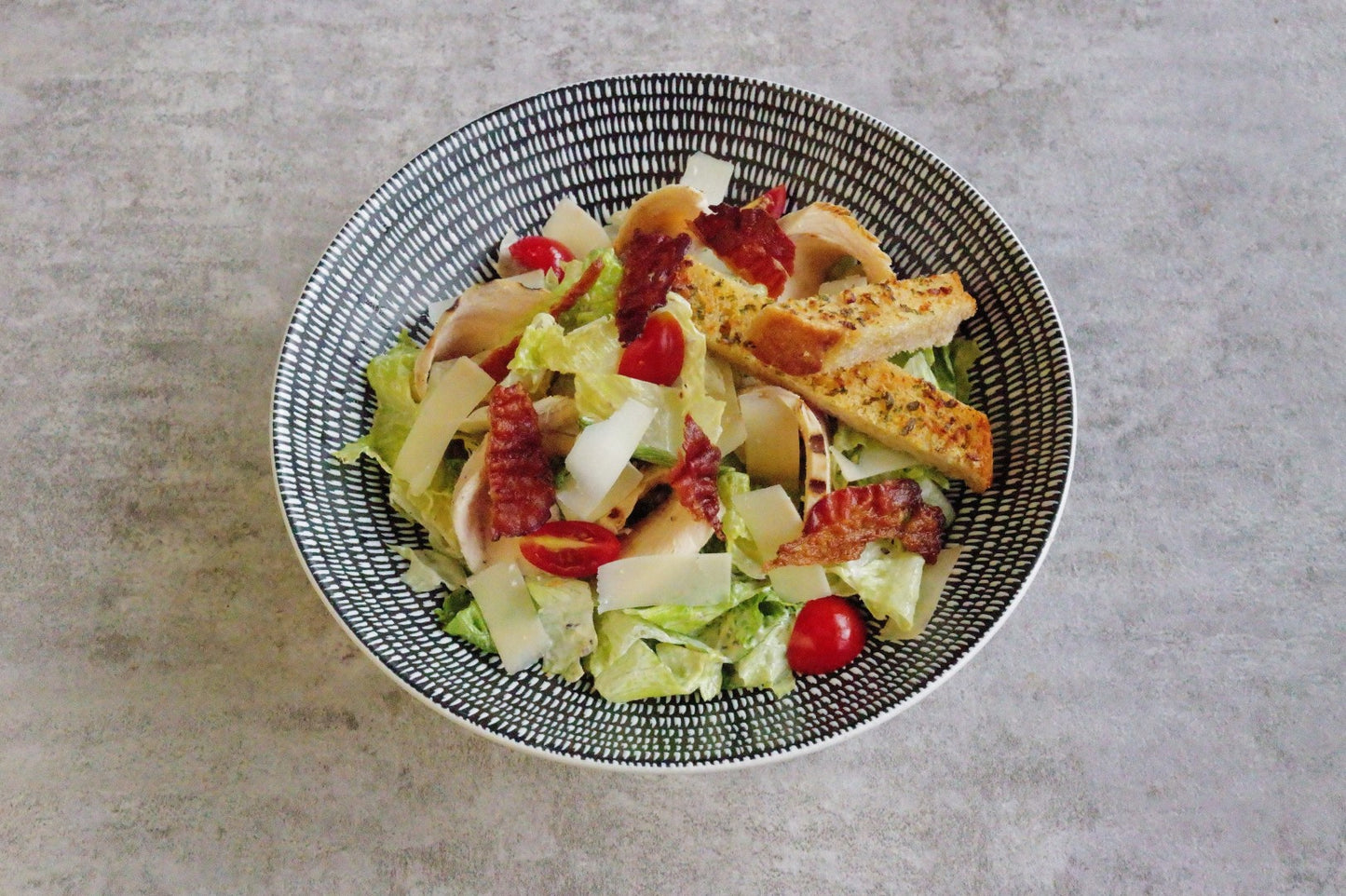 Loaded Baby Gem Caesar Salad (Chicken, Smoked Salmon or Shrimp)