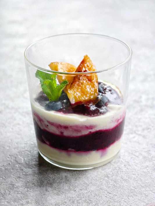 Peach & Blueberry Serradura