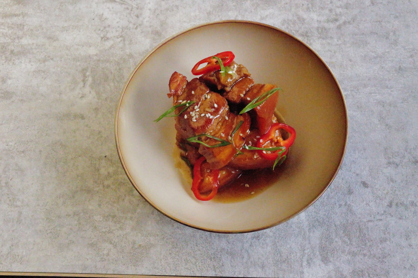 Sake Soy Braised Pork Belly